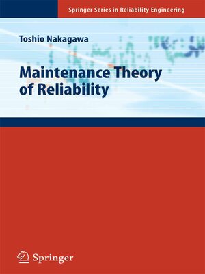cover image of Maintenance Theory of Reliability